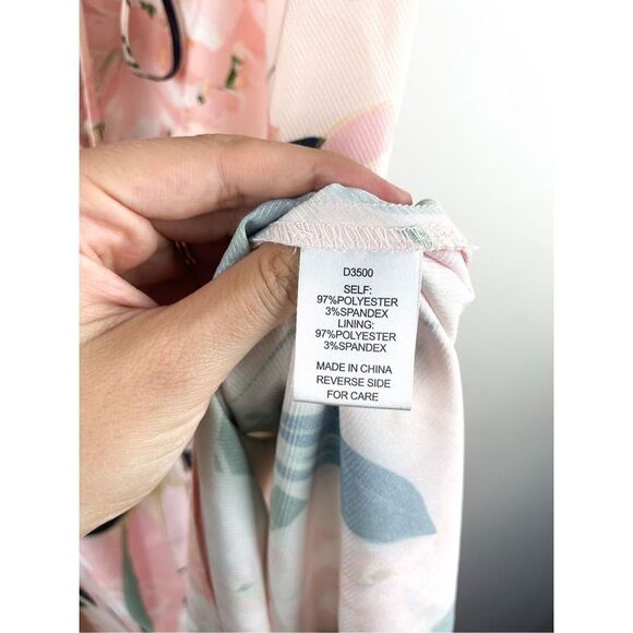 NWT Alexia Admor Gianna V Neck Maxi Size 6 in‎ Blush Painted - Picture 10 of 14